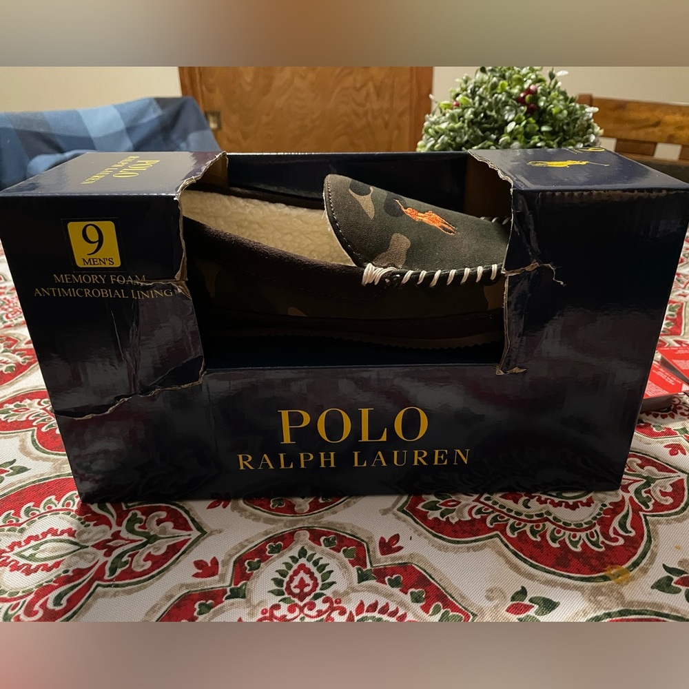Polo Ralph Lauren Slippers Size 9 Mens brand new